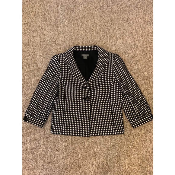 Ann Taylor patterned blazer coat - Picture 1 of 3